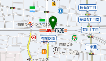 近鉄百貨店東大阪店の地図画像