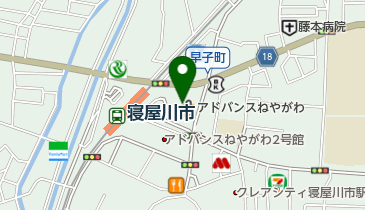 イズミヤ寝屋川店の地図画像