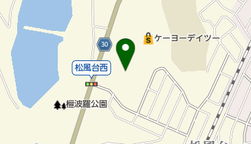 オークワ泉佐野松風台店の地図画像