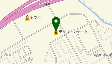 デイリーカナート阪南店の地図画像