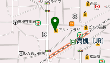 アル・プラザ高槻の地図画像
