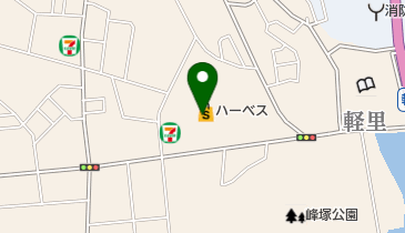 ハーベスはびきの店の地図画像