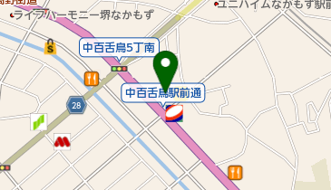 デイリーカナート中百舌鳥店の地図画像