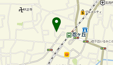 ラッキー忍ヶ丘駅前店の地図画像