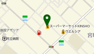 スーパーマーケットKINSHO近商ストア泉大津店の地図画像