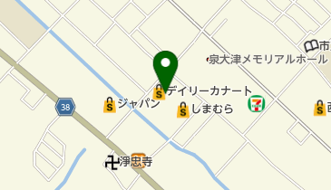デイリーカナート泉大津店の地図画像