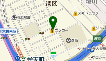 ニッコー波除店の地図画像