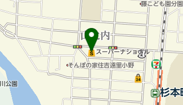 スーパーナショナル杉本店の地図画像