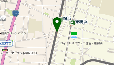 コノミヤ粉浜店の地図画像