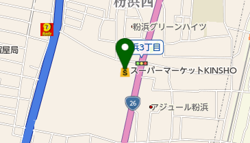 スーパーマーケットKINSHO近商ストア住吉店の地図画像