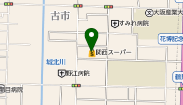 関西スーパー古市店の地図画像