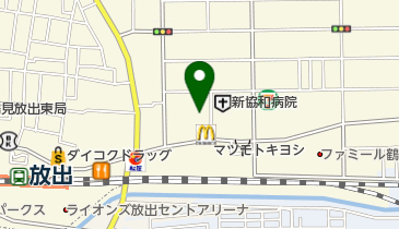 コノミヤ放出店の地図画像