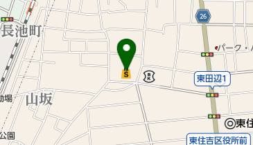 スーパーナショナル南田辺店の地図画像