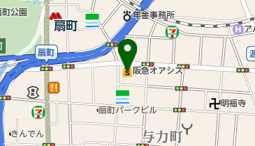 阪急オアシス同心店の地図画像