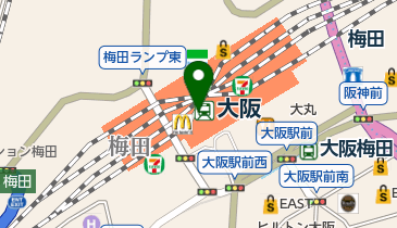 いかりスーパーマーケットJR大阪店の地図画像