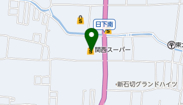 関西スーパー日下店の地図画像