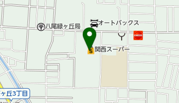 関西スーパー旭ヶ丘店の地図画像