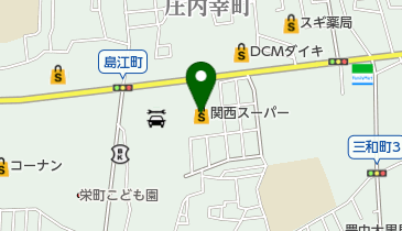 関西スーパー豊中南店の地図画像