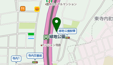 阪急オアシス服部緑地店の地図画像