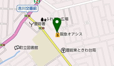 阪急オアシスときわ台店の地図画像