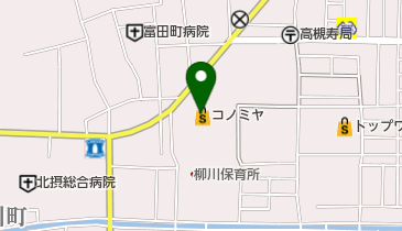 コノミヤ高槻店の地図画像