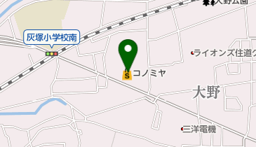 コノミヤ住道店の地図画像