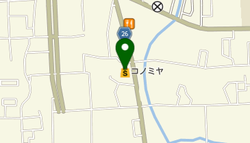 コノミヤ美原店の地図画像