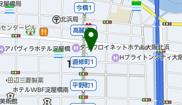 フレスコ北浜プラザ店の地図画像