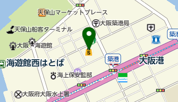 スーパーナショナル築港店の地図画像