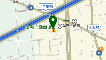 サンプラザ美原余部店の地図画像