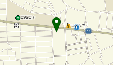 関西スーパー牧野店の地図画像