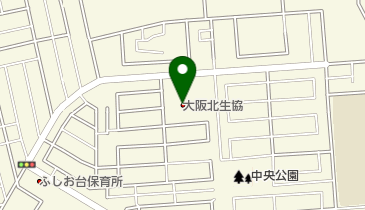 コープミニ伏尾台の地図画像