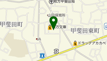 トップワールド枚方店の地図画像