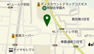 スーパーサンコー平野店の地図画像