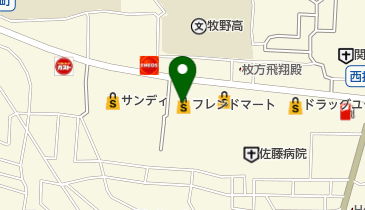 フレンドマート枚方養父店の地図画像