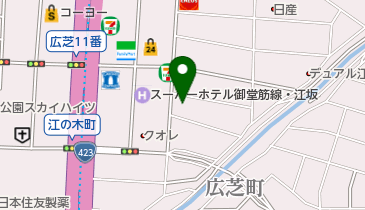 業務スーパー江坂店の地図画像