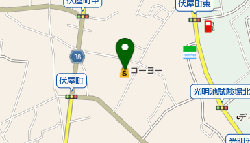 コーヨー光明池店の地図画像