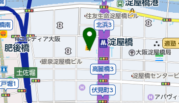 ジャム&ナチュラルフードメルカートピッコロ淀屋橋本店の地図画像