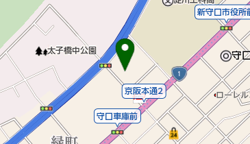 万代太子橋店の地図画像