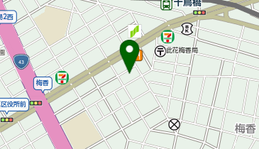 スーパーサンコー此花店の地図画像