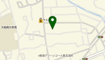 万代堺深井店の地図画像