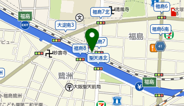 生鮮スーパーケント福島店の地図画像