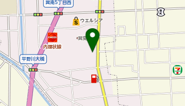 万代巽南店の地図画像