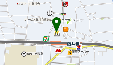 ロピア藤井寺店の地図画像