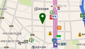 Hanamasa Plus+大国町店の地図画像