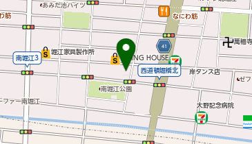 Hanamasa Plus+堀江店の地図画像
