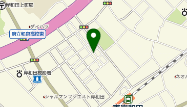 バロー東岸和田店の地図画像