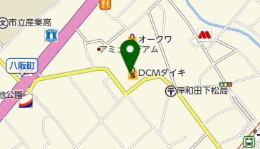 DCM岸和田東店の地図画像