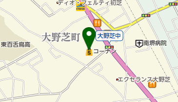 ホームセンターコーナン大野芝店の地図画像