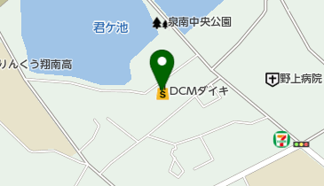 DCM泉南店の地図画像